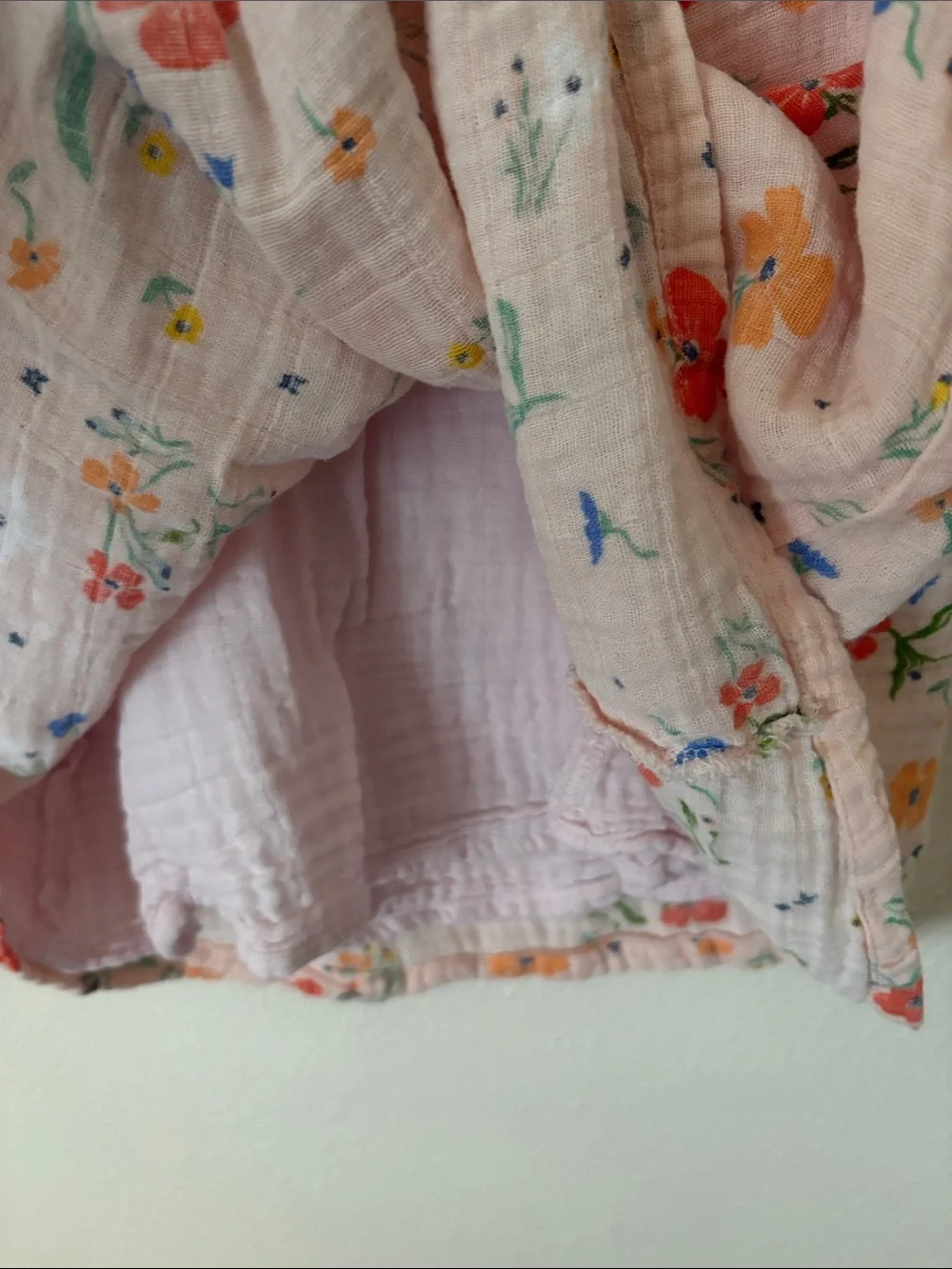 Angel Dear Toddler Peach Floral Sundress